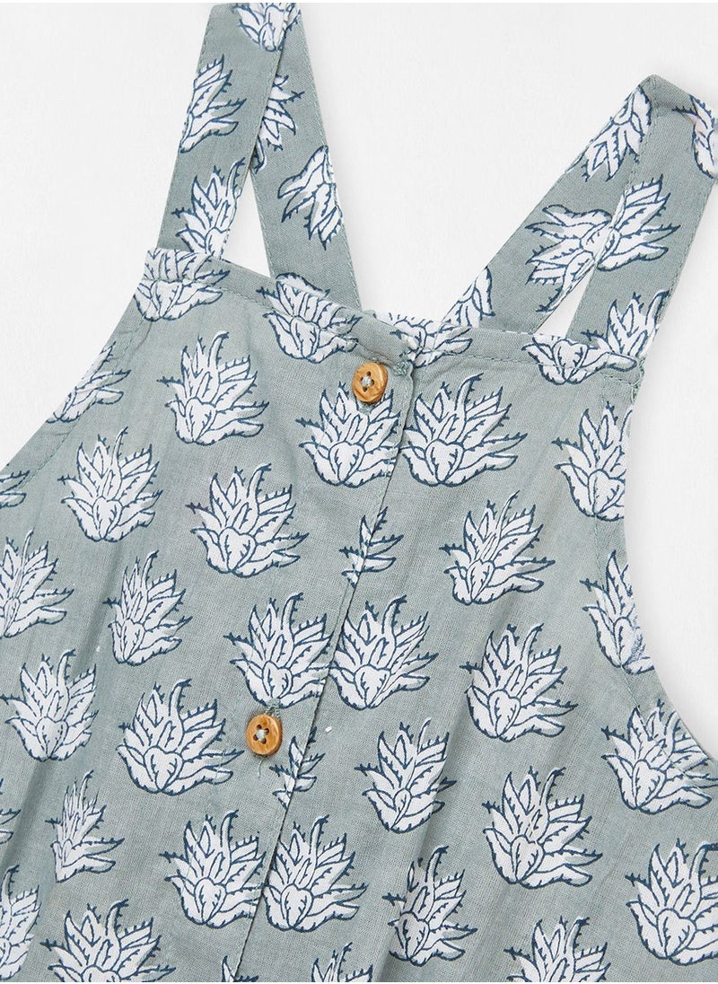 MANGO - Infant All-Over Print Romper - Image 1
