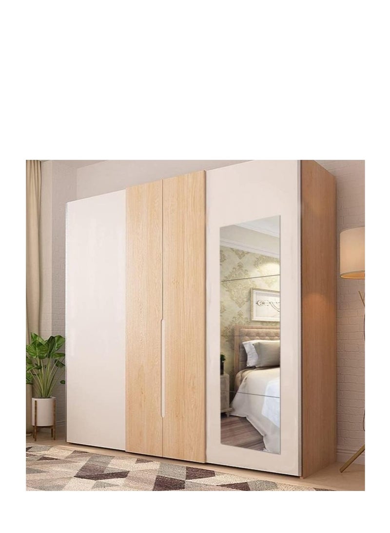 Golden 4pcs Mirror Full Length Mirror Standing Hanging , Large Rectangle Bedroom Mirror Floor Mirror Dressing Mirror Wall-Mounted Mirror(22*22cm)  - Image 4