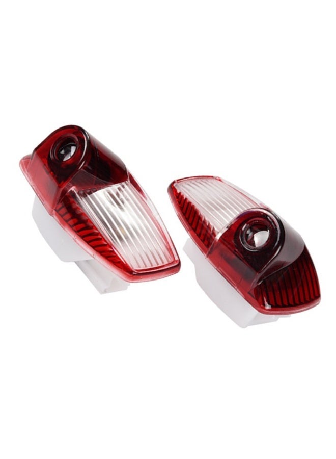 Vierex 2Pcs LED Car Door Welcome Light Projector for Porsche Panamera 970 (2010-2017) – Ghost Shadow Logo Courtesy Door Lamp, Plug & Play LED Door Step Lights Accessories - Image 5
