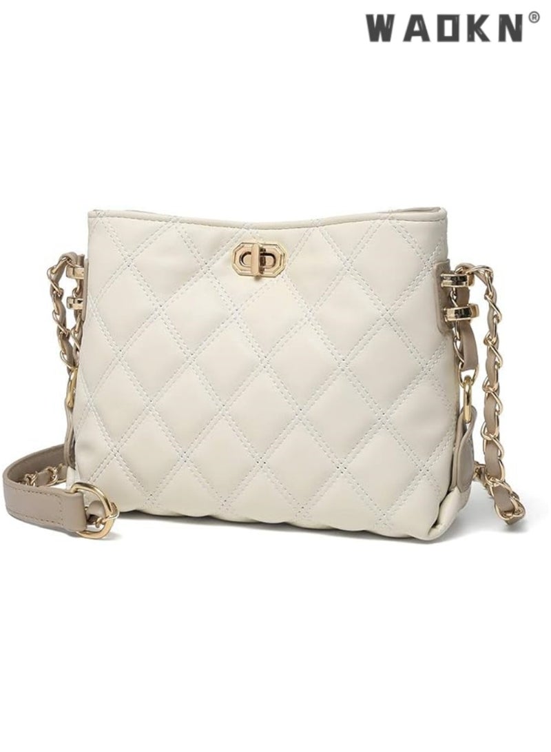 WAOKN Chic & Lightweight Women's Crossbody Bags, Stylish Leather Purses, Elegant Shoulder Handbags Perfect for Everyday Use and Special Occasions - Image 1