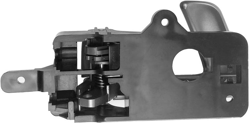 Cheriezing Left Side Interior Door Handle for 2007-2012 Santa Fe - Black House, Silver Lever, Gray Knob - Image 3