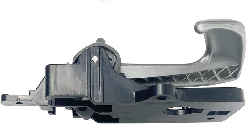 Cheriezing Left Side Interior Door Handle for 2007-2012 Santa Fe - Black House, Silver Lever, Gray Knob - Image 4