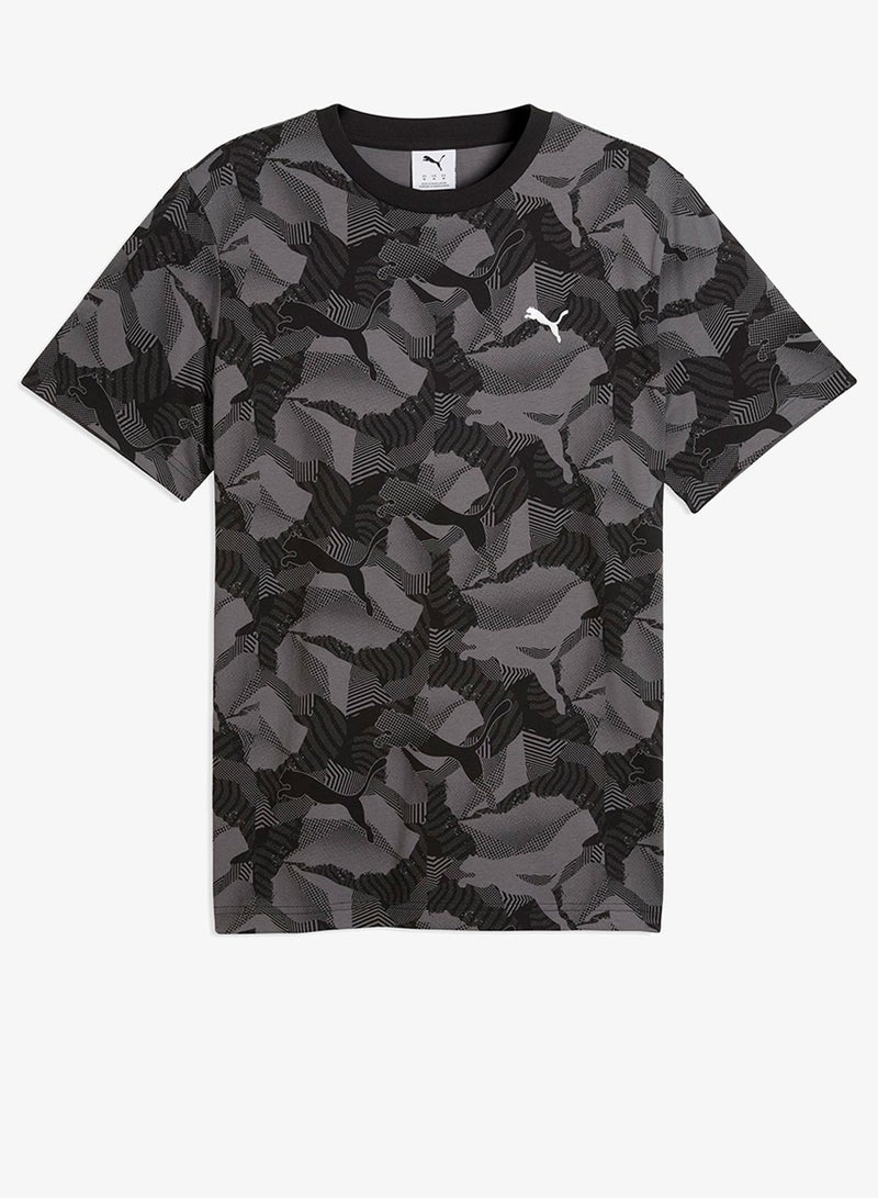 PUMA Ess Logo Lab Story 2 Aop T-Shirt - Image 4