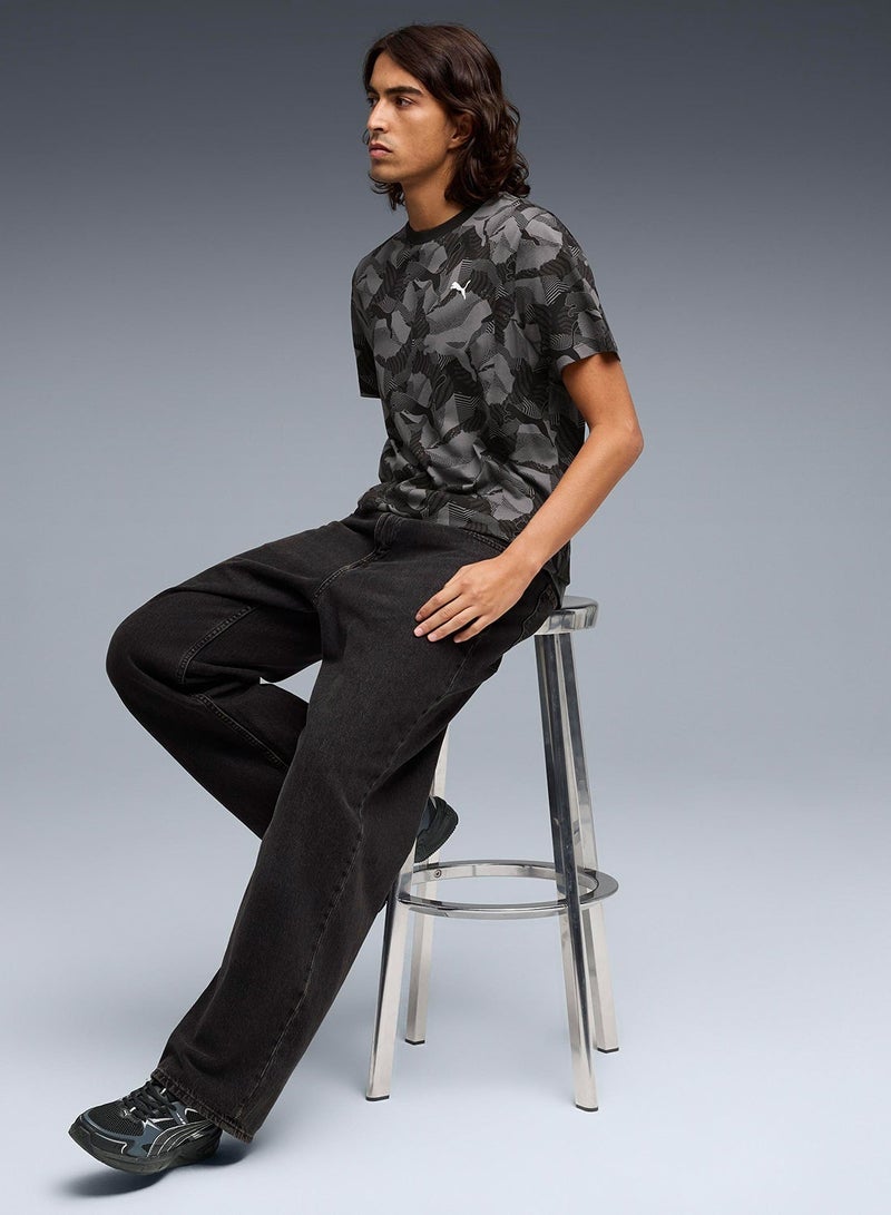 PUMA Ess Logo Lab Story 2 Aop T-Shirt - Image 3