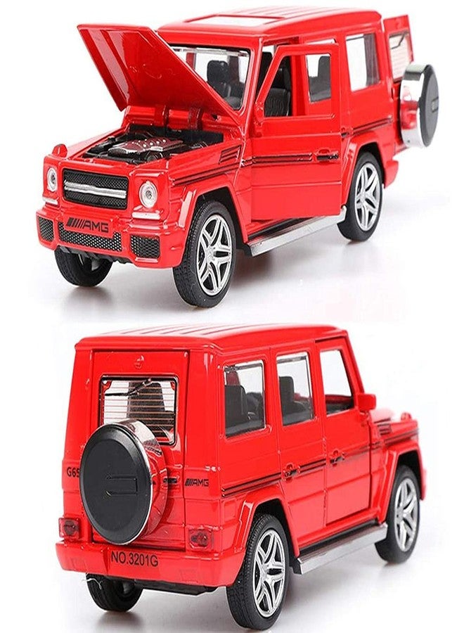 UKAXA 1:32 Scale AMG G65 Toy Car Die Cast Metal Cars with Light Sound Pull Back Openable Door Toy Car for Kids - Image 3