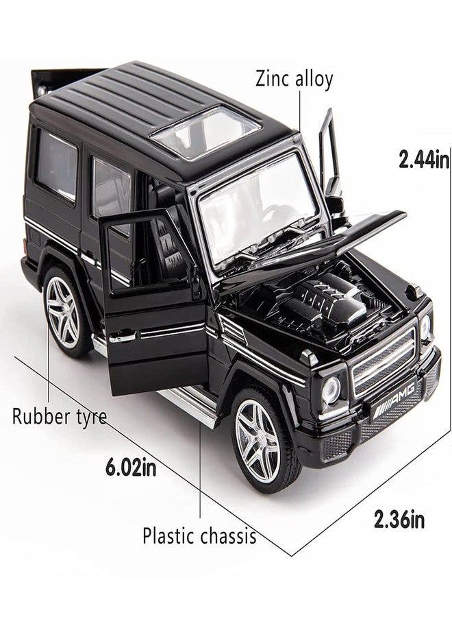 UKAXA 1:32 Scale AMG G65 Toy Car Die Cast Metal Cars with Light Sound Pull Back Openable Door Toy Car for Kids - Image 2