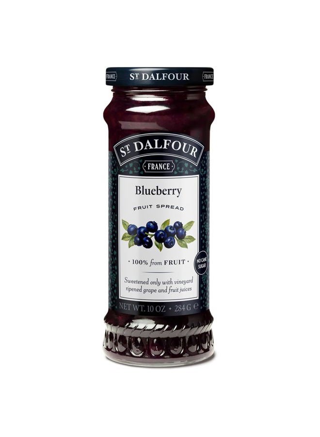 St Dalfour Fruit Spread - Deluxe - 100 Percent Fruit - Wild Blueberry - 10 Oz - Case Of 6 - Image 1