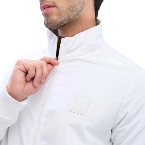 Spykar Full Sleeve Regular Fit White Jackets For Men (Size: S)-MJKLW2BD034-White - Image 5