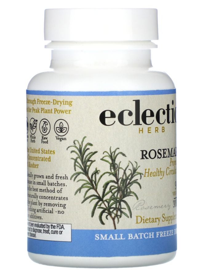 Eclectic Herb Freeze Dried Rosemary 300 mg 90 Veg Caps - Image 2