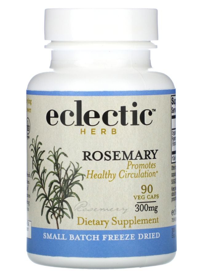 Eclectic Herb Freeze Dried Rosemary 300 mg 90 Veg Caps - Image 1