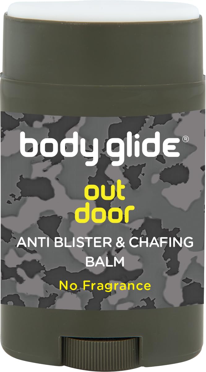 BodyGlide Body Glide Outdoor Anti Chafe Balm 1.5oz: Fragrance free anti chafing stick trusted in basic training, endurance sports & everyday life. Use on neck, shoulders, chest, butt, groin, thighs & feet - Image 1