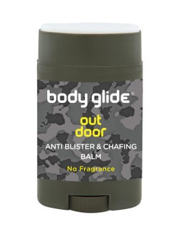 BodyGlide Body Glide Outdoor Anti Chafe Balm 1.5oz: Fragrance free anti chafing stick trusted in basic training, endurance sports & everyday life. Use on neck, shoulders, chest, butt, groin, thighs & feet  - Image 1