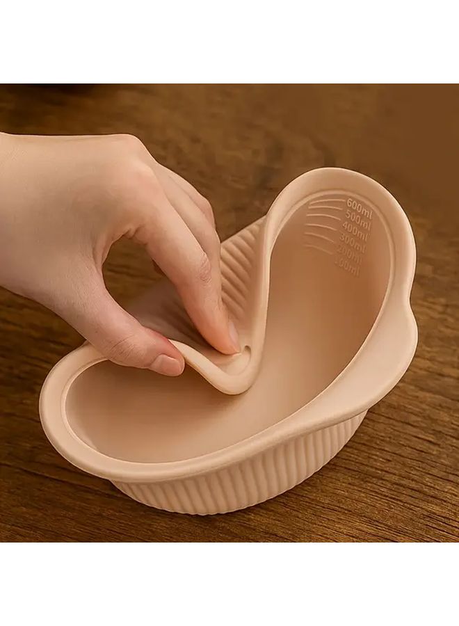 1 Pc Large Green Silicone Fermentation Bread Proofing Basket With Lid Non Stick Heat Resistant Up To 480F For Dough Rising Oven Baking Pastries Easy Clean Space Saving Design Ideal Home Professional Kitchens Food Safe - Image 5