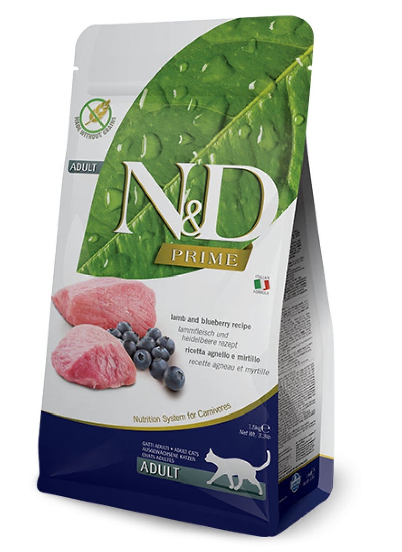 Farmina FARMINA N&D ADULT CAT LAMB AND BLUEBERRY 1.5KG 