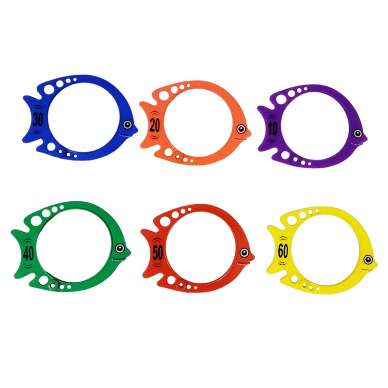 Fitfix ™ Swimming Toy Set of Floating Egg Flips, Diving Stick, Diving Vertical Fish, I Diving Toys for Children I Ideal Gift Set - Made in India (Egg Flips + Diving Stick + Diving Fish) - Image 5