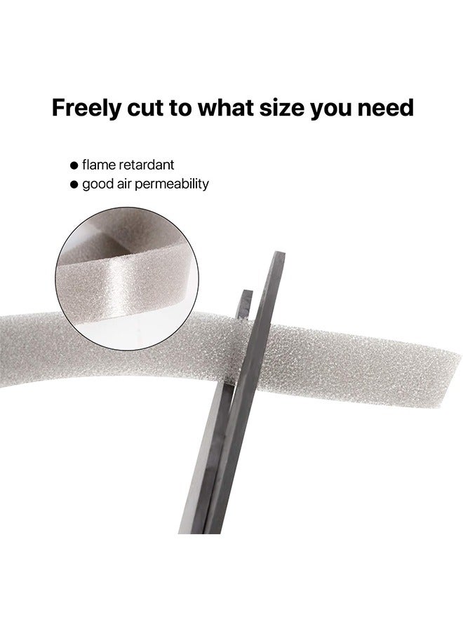 HY Foam Weather Stripping-3 Rolls,Total 6M Long, Adhesive Air Conditioner Insulation for Doors and Window - Image 5