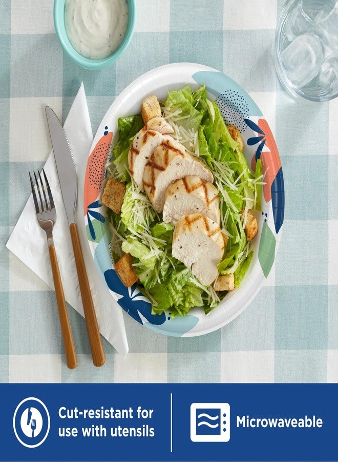 Dixie Medium Paper Plates, 8.5 Inch, 154 Count, 2X Stronger*, Microwave-Safe, Soak-Proof, Cut Resistant, Disposable Plates For Everyday Breakfast, Lunch, & Dinner Meals - Image 5