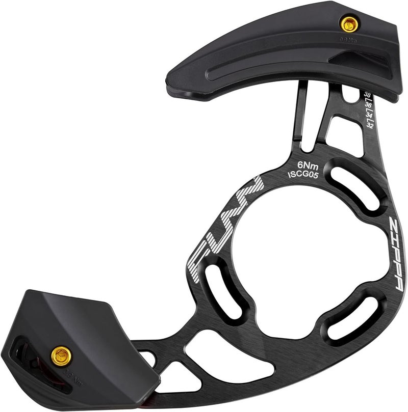 Funn Zippa AM Chain Guide, ISCG05 Interface, BSA Adapter Included, 32T-38T, Mountain Bike Chain Protector - Image 1