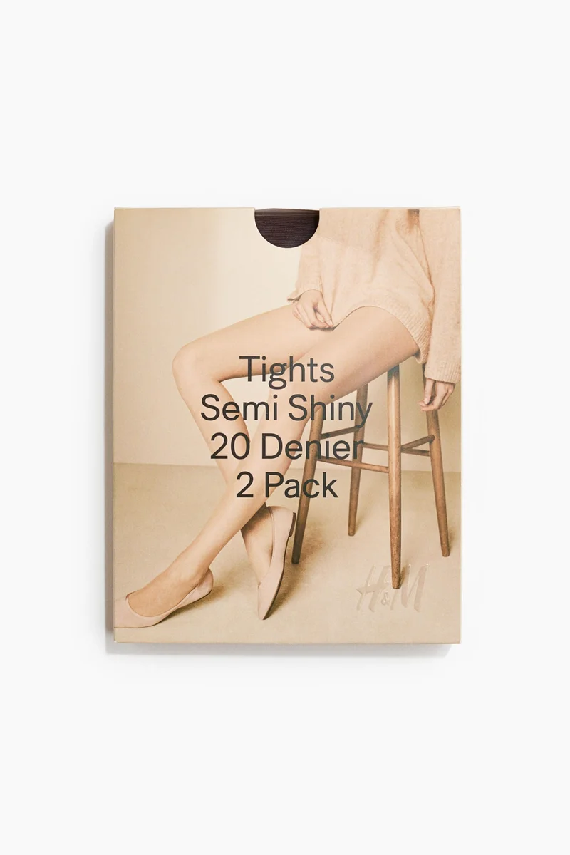 اتش اند ام كولون 20 denier  - عبوة من قطعتين