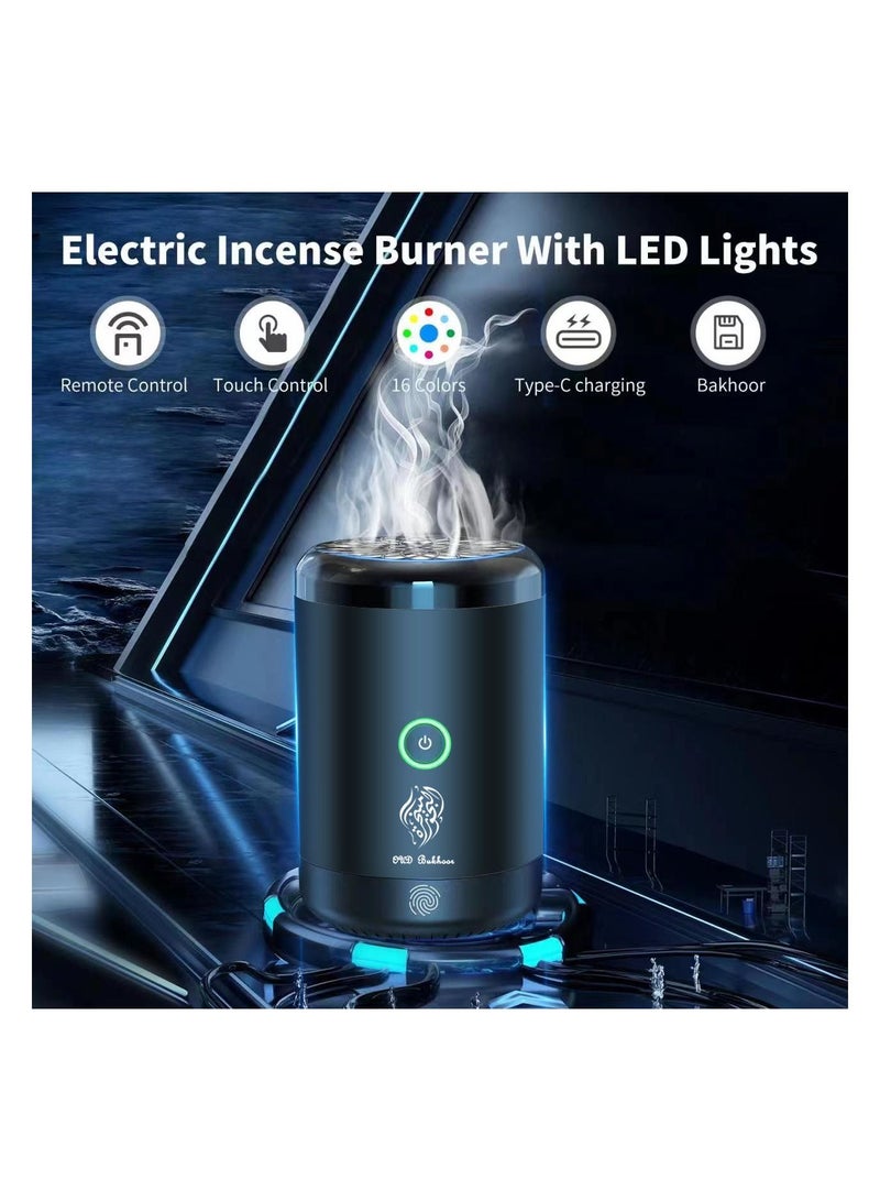 عود بخور جديد لون المحمولة سيارة مبخرة تحكم عن بعد 16 أنواع من مصابيح LED - Image 2