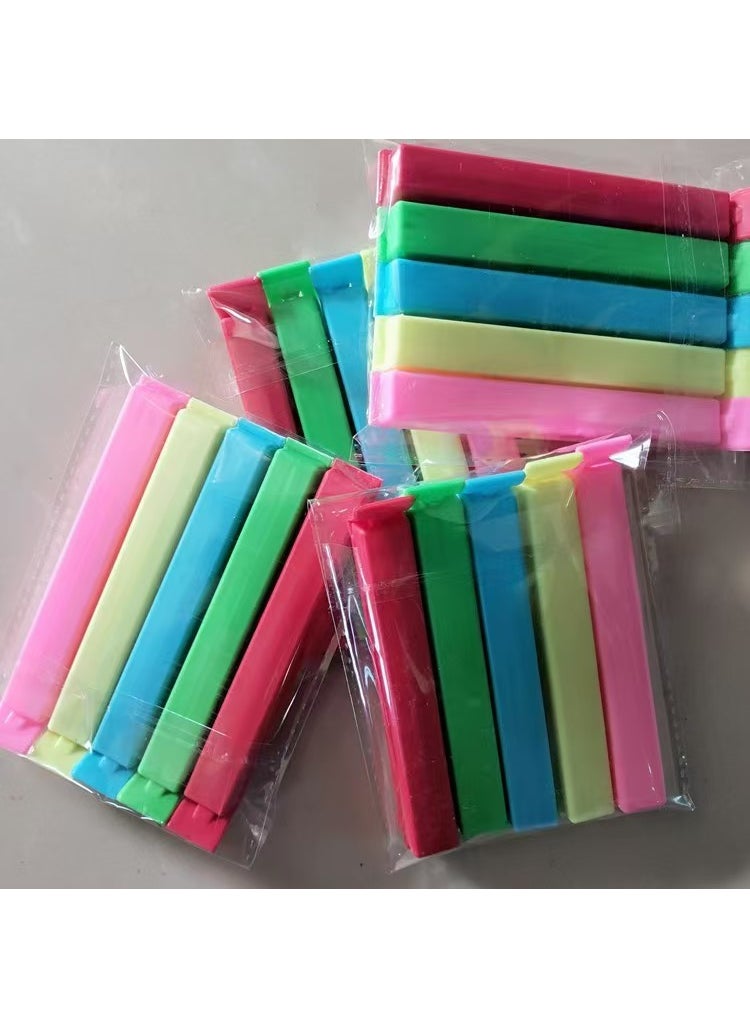 Generic - Candy Color Snack Bag Sealing Clips Freshness Preserver French fries sealing clip (packed in 12 cartons) - Image 1