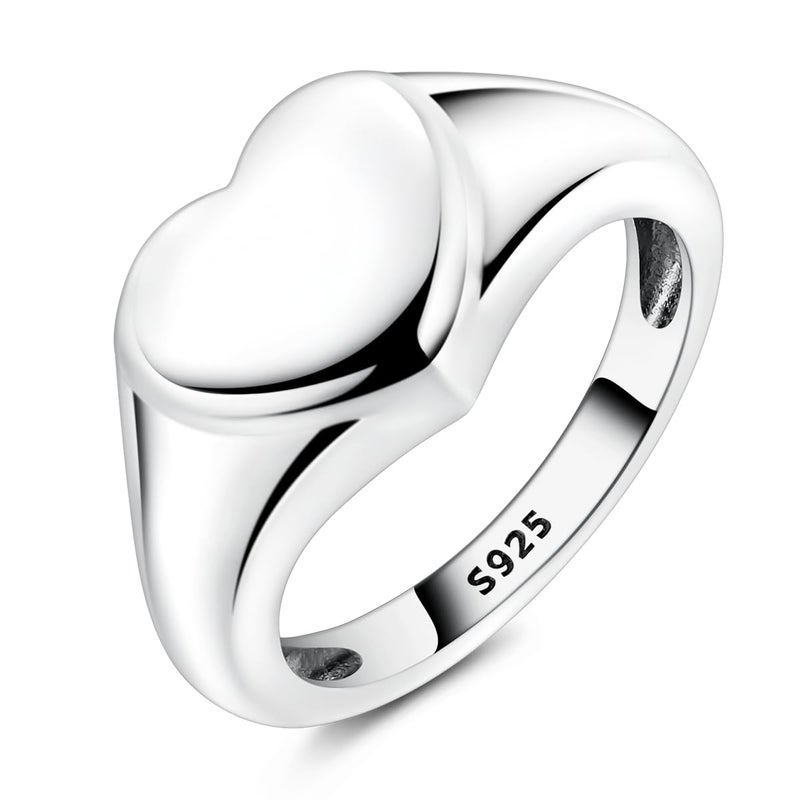 Hapour 925 Sterling Silver Rings for Women Cubic Zirconia Eternity Bands for Women Stackable Vintage Rings Statement Rings - Image 1