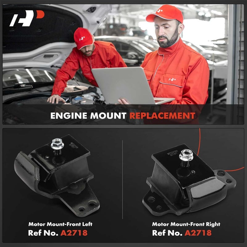 A-Premium Engine and Transmission Mount Kit for Nissan 720 D21 - Image 2