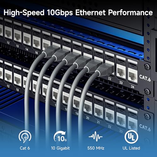 Cable Matters [UL Listed] 25-Pack 10Gbps Cat6 Keystone Jacks, RJ45 Keystone Jack, Ethernet Modular Jack in White with Punch-Down Stand for Patch Panel and Wall Plate - Image 2