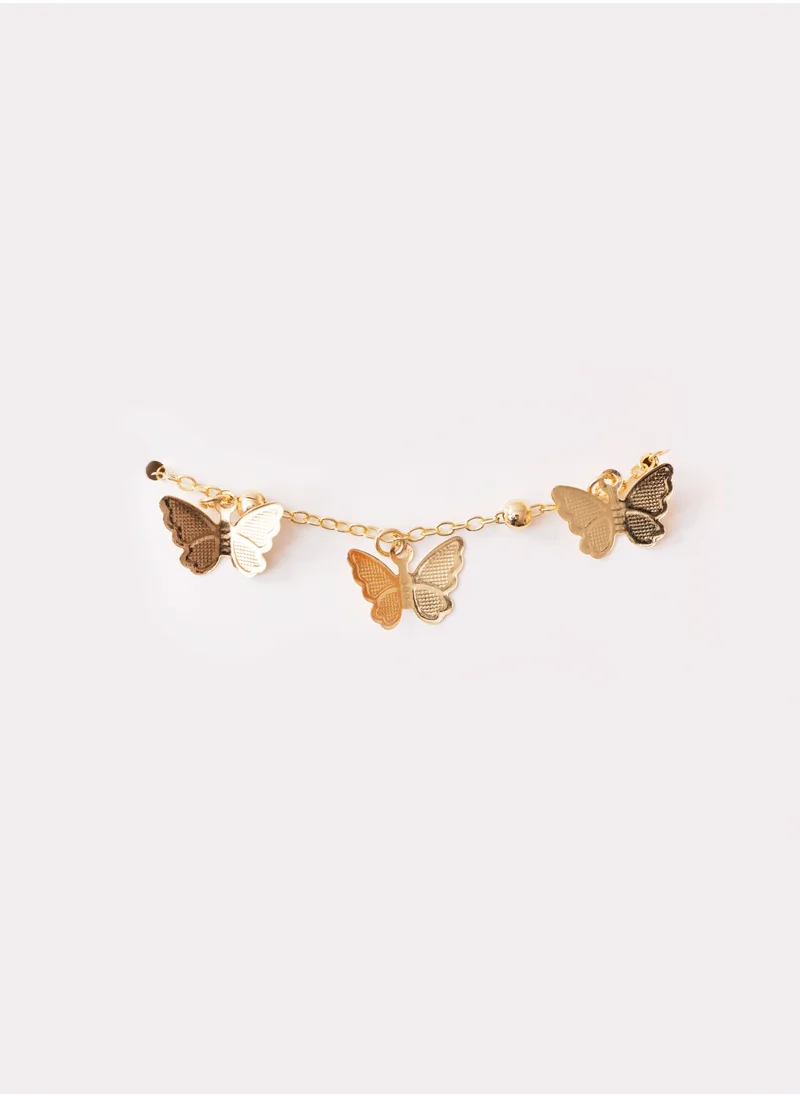 AMICA Butterfly Charm Anklet
