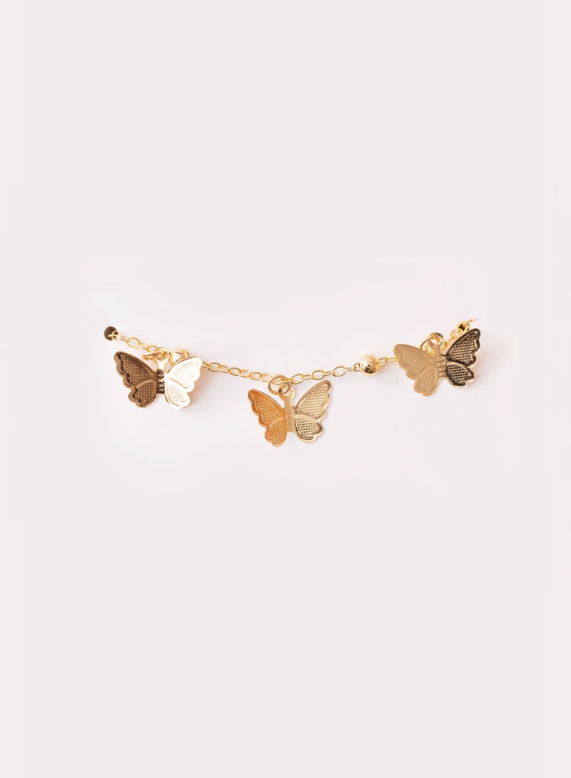 AMICA Butterfly Charm Anklet - Image 1