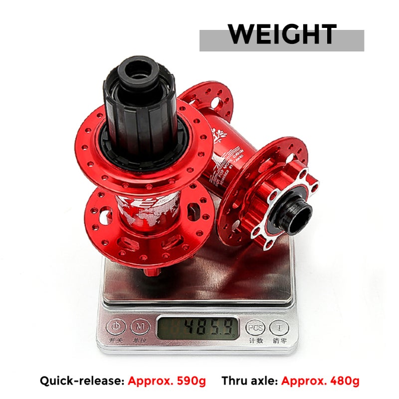 TANKE MTB Bike Hub Mountain Bike Bicycle Front & Rear Hub Set 36 Holes 6 Bearings with Quick Release - Image 2