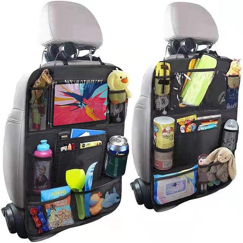 Kardne 2Pcs Kids Car Back Seat Organiser and Storage Bag - Image 1