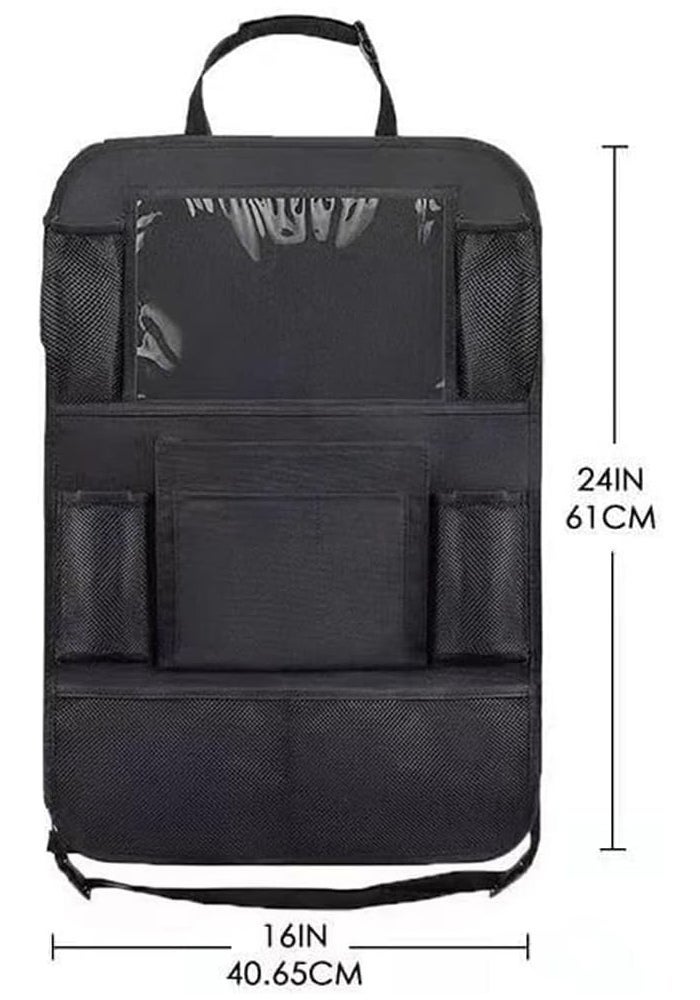Kardne 2Pcs Kids Car Back Seat Organiser and Storage Bag - Image 2