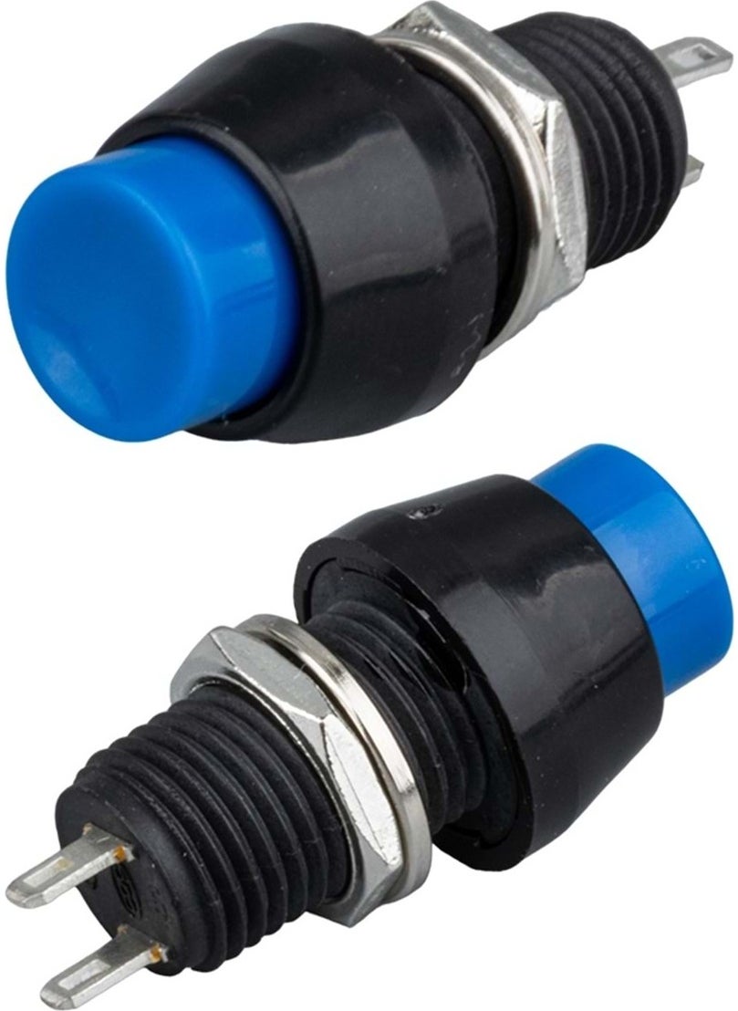 Rewel Blue 10mm Push On-Off 2p Key Button DS-450 IC-191 633110 