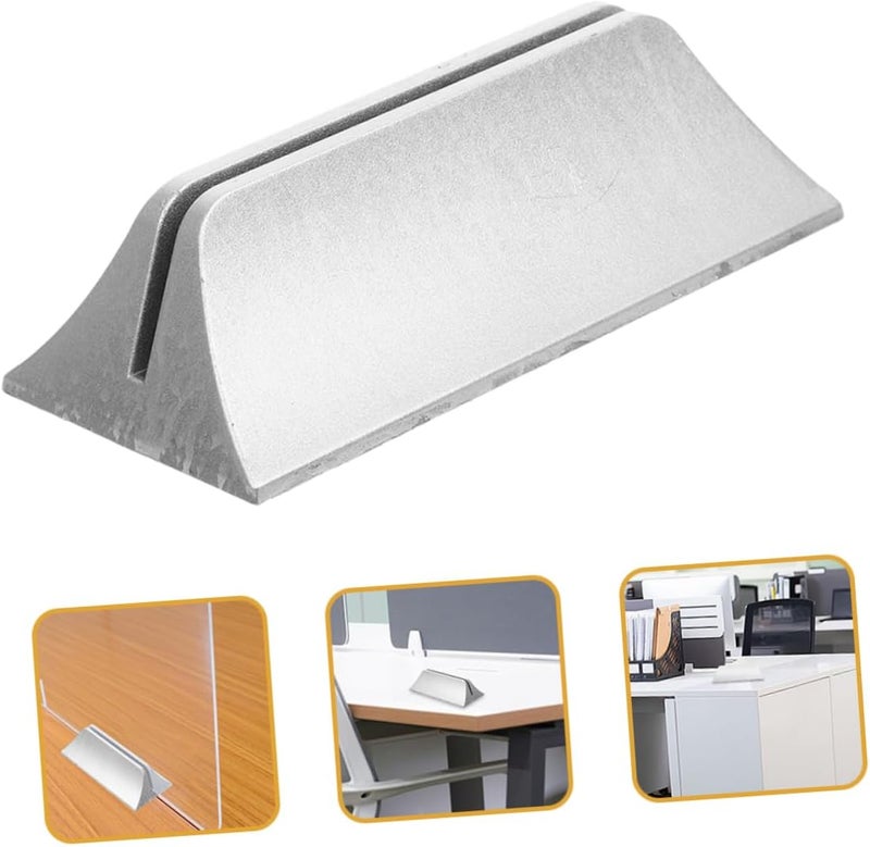 Garneck 10pcs Panel Clip Desk Partition Bracket Countertop Bracket for School Desk Dividers Plastic Glass Partition Clamp - Image 2