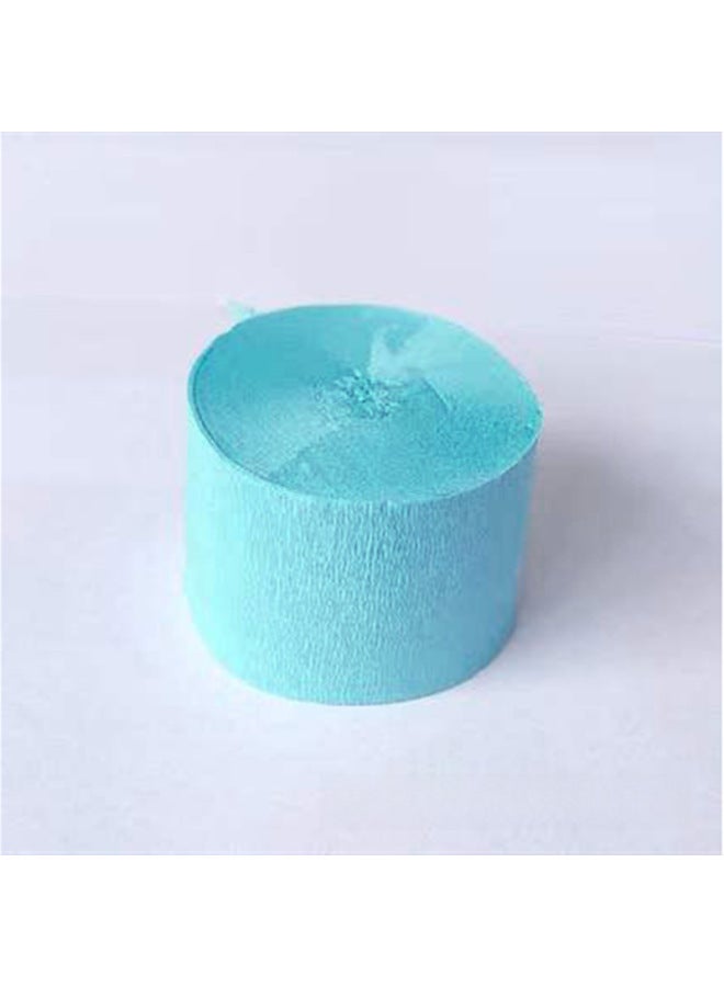 Lieyang Color Crepe Paper Roll 4.5*25 Holiday Party Wedding Party Supplies Long Pleated Paper Venue Layout - Image 1