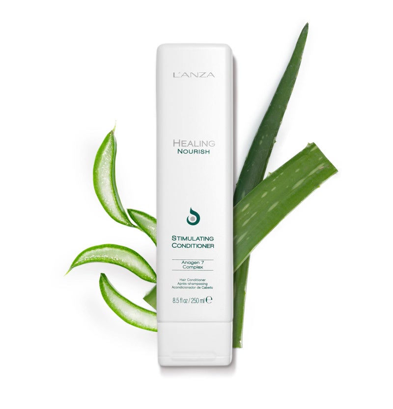 LANZA L'ANZA Healing Nourish Stimulating Conditioner, Encourages Healthy Hair Growth While Eliminating Dead Skin Cells, Sebum, Residue & DHT, for a Healthy and Fresh Hair and Scalp (8.5 Fl Oz) - Image 4