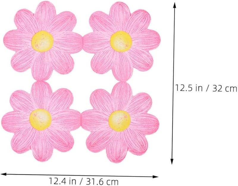 مناديل ورقية روزي ديزي 320 ورقة، نسيج طري للمائدة لحفلات أعياد الميلاد والاحتفالات - Image 3
