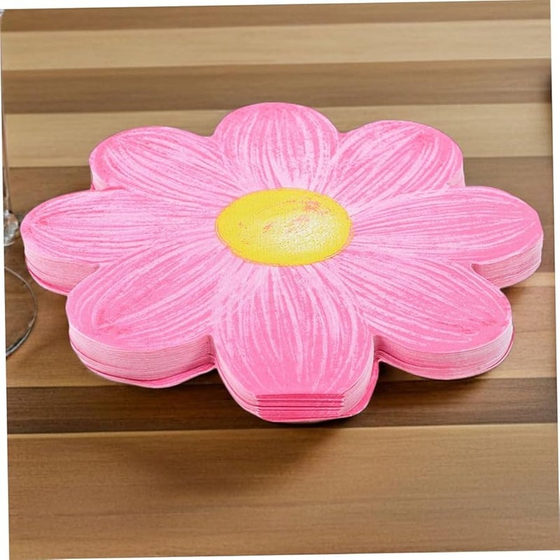 مناديل ورقية روزي ديزي 320 ورقة، نسيج طري للمائدة لحفلات أعياد الميلاد والاحتفالات - Image 5