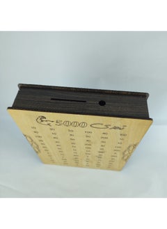 Generic Wooden Piggy Bank 5000 Saving Challenge  - Image 2
