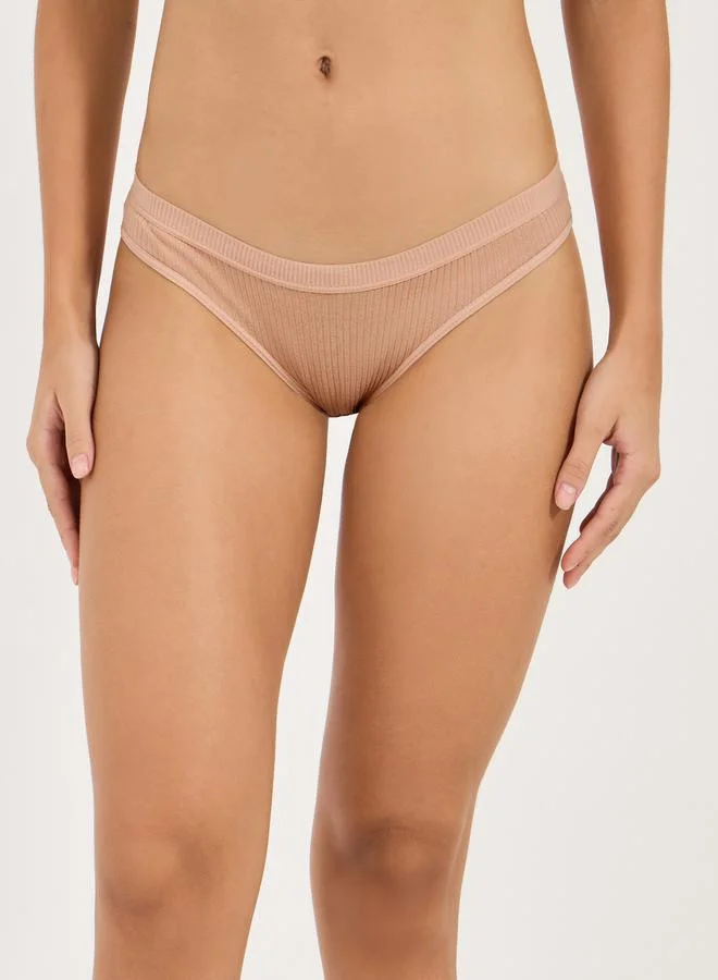 Styli Pack of 4 - Pastel Solid Cotton Bikini Brief
