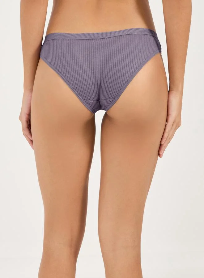 Styli Pack of 4 - Pastel Solid Cotton Bikini Brief
