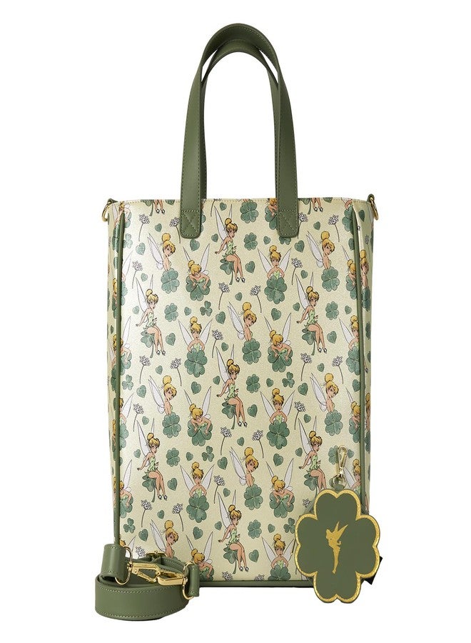 Loungefly Disney Tinker Bell 4-Leaf Clover Tote Bag with Coin Bag - Image 4