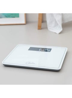 Beurer GS 400 White Signature Line Glass / Bathroom Scales with Large Tread Surface Made of Super White Safety Glass, Stylish Black Display in XL Format and Load Capacity up to 200 kg  - Image 2