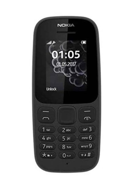 Nokia 105 Dual Sided Phone Black 4MB