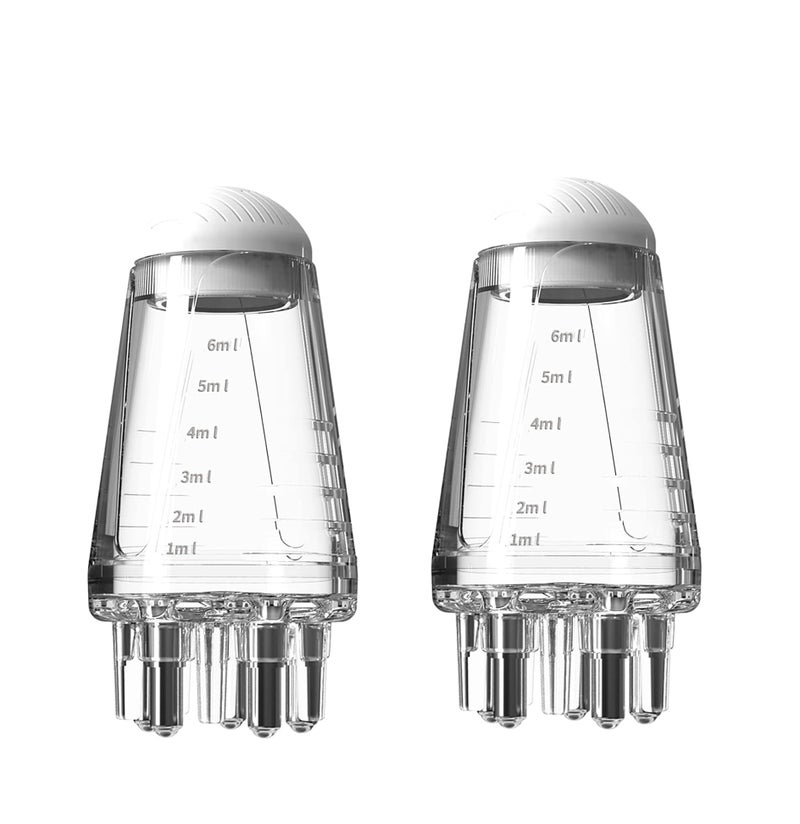 INSIME Hair oil scalp applicator tool for hair | Small Serum & oil applicator for scalp and massager | Oiling tool for scalp hair Tiny oil applicator & dispenser (Pack of 2)(Mini size - 5 CM) - Image 1