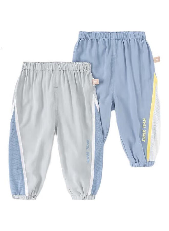 Dave & Bella Children'S Pants Summer Clothing Baby Boys' Fashionable Mosquito-Proof Pants Sports Pants - Image 2
