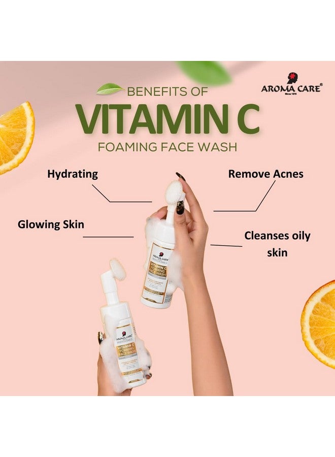 Aromacare غسول وجه رغوي برو فيتامين سي من أروما كير 150 مل - تفتيح، تنظيف عميق، مضاد للشيخوخة وبشرة متألقة لدرجة لون متساوية - Image 4