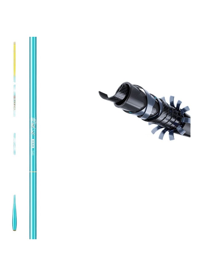 Turbulent Waves Jinglang Fishing Rod, Handheld Rod, 2.7 Meters, Yulong Crucian Carp, 28 Sections, Crucian Carp Rod, Ultra-Light, Ultra-Hard, Fishing Rod, Wild Fishing Rod, Platform Fishing Rod, Fishing Tackle - Image 1