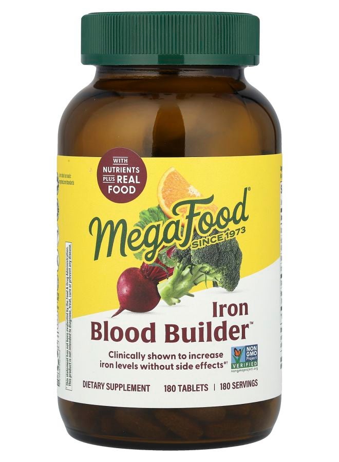 MegaFood مكمل بناء الدم الحديدي™ 180 قرص